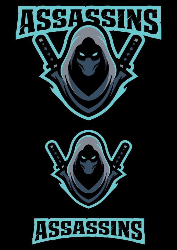 Assassin Team Mascot vector