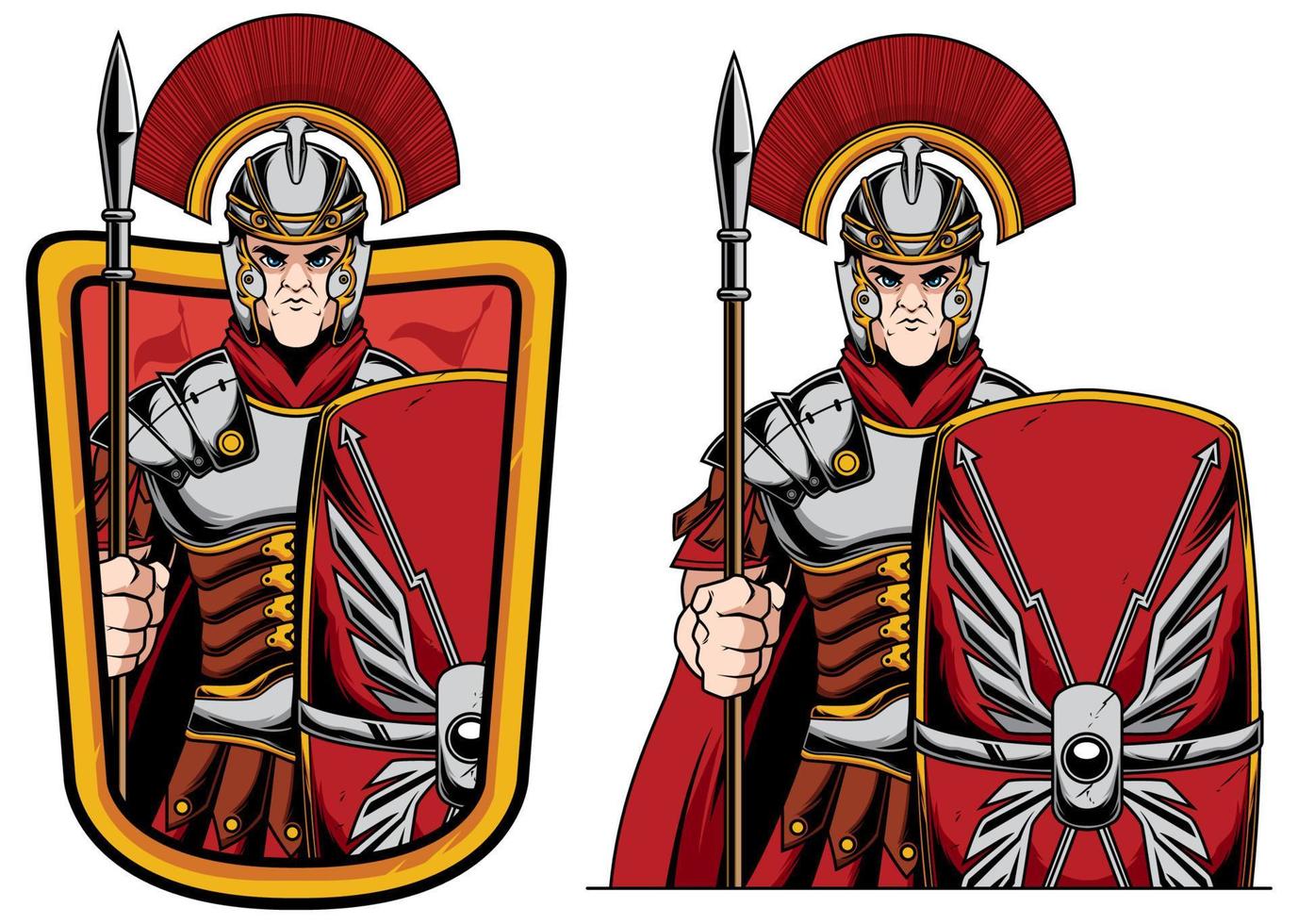 Roman Centurion Mascot vector