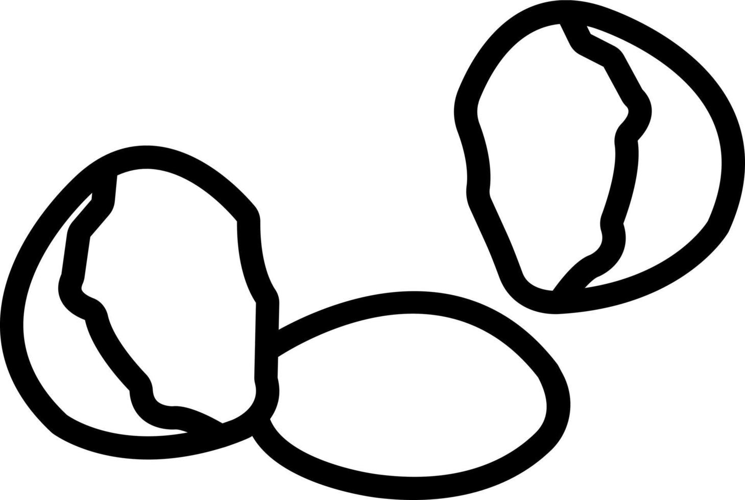 line icon for  raw vector