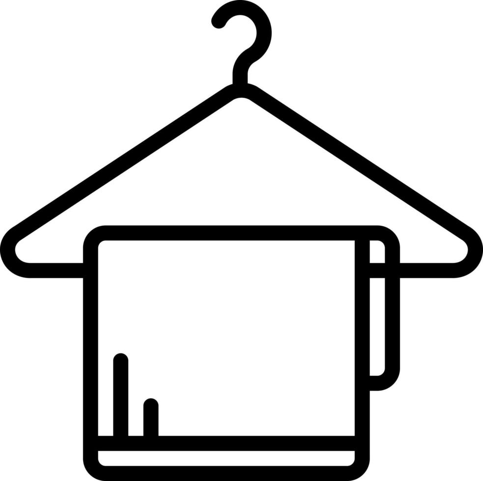line icon for hanger vector