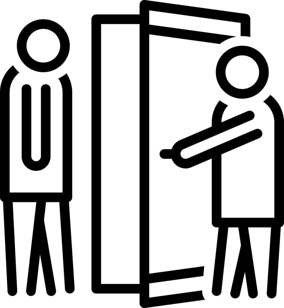 line icon for manner vector