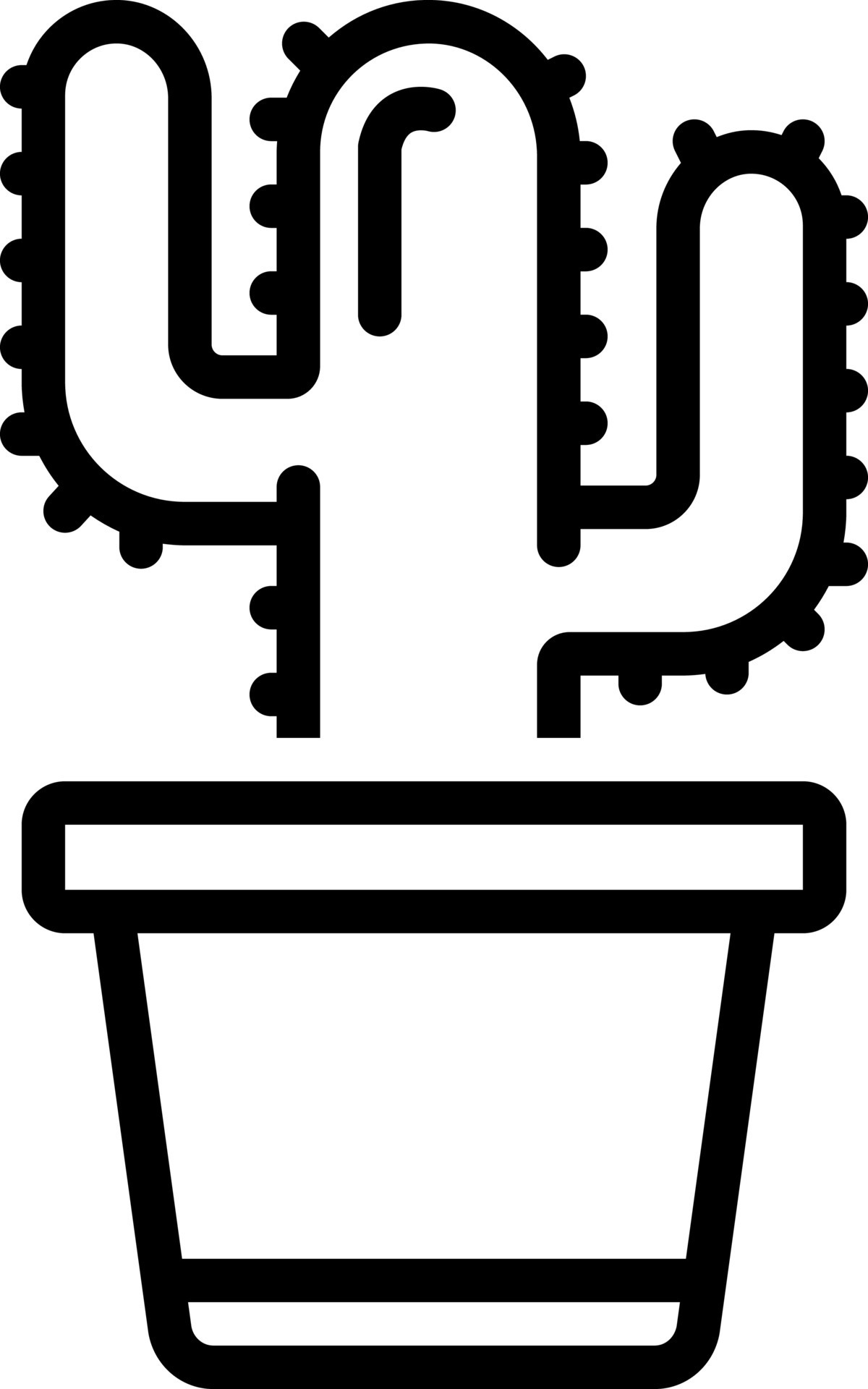 line icon for cactus 13224898 Vector Art at Vecteezy