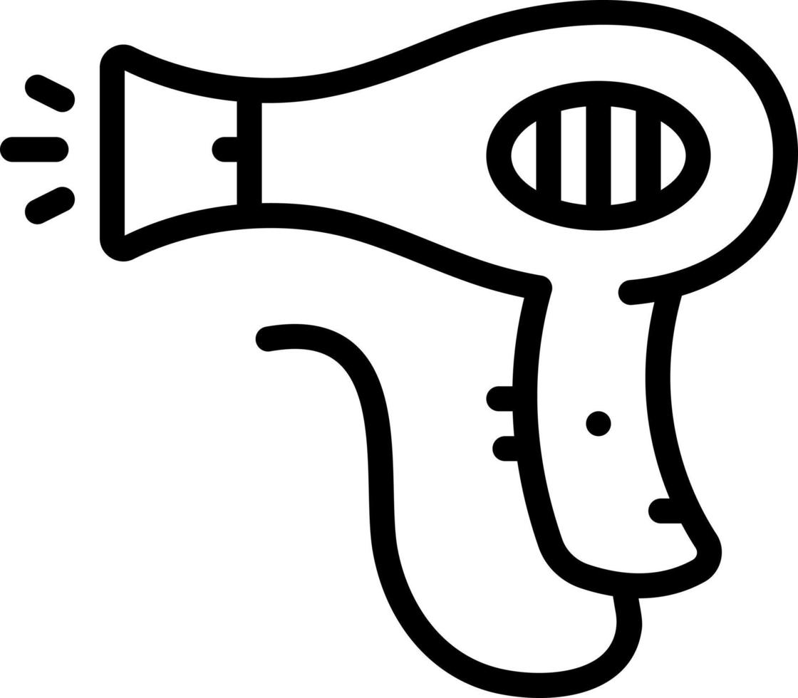 line icon for hot vector