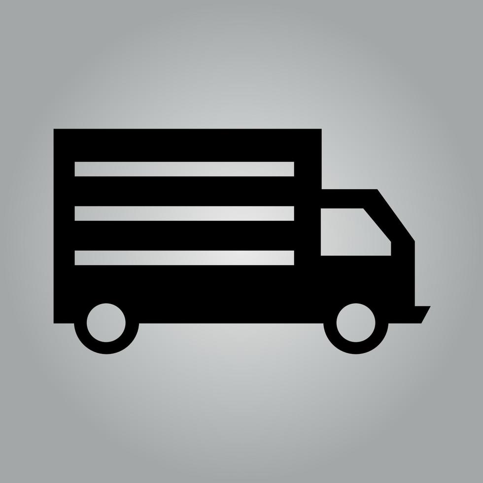 Truck icon. Ideal for USP sections in websites vector