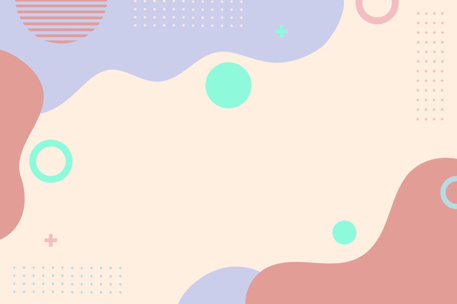 Flat abstract background vector