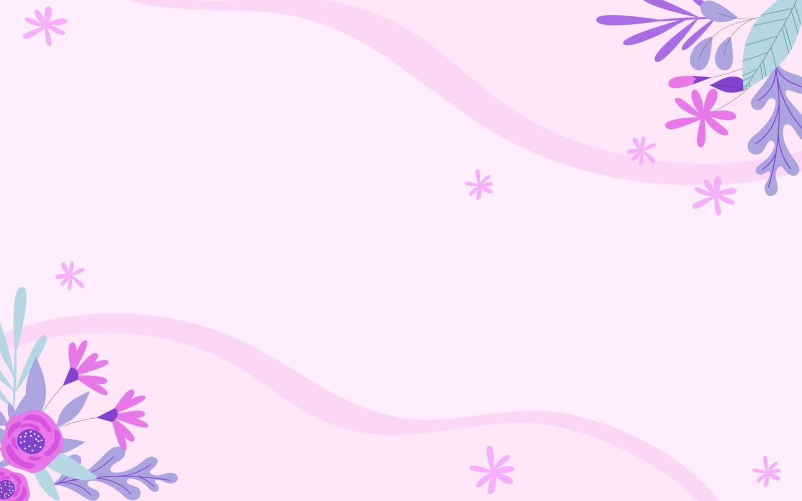 pink flower background vector