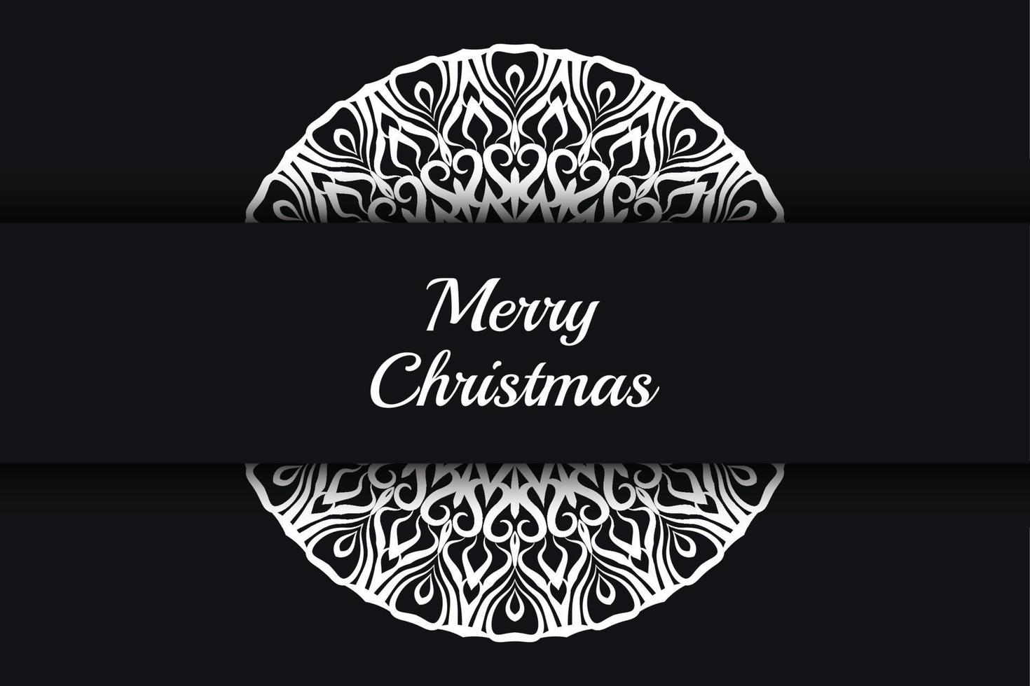 Christmas luxury mandala design background Pro vector