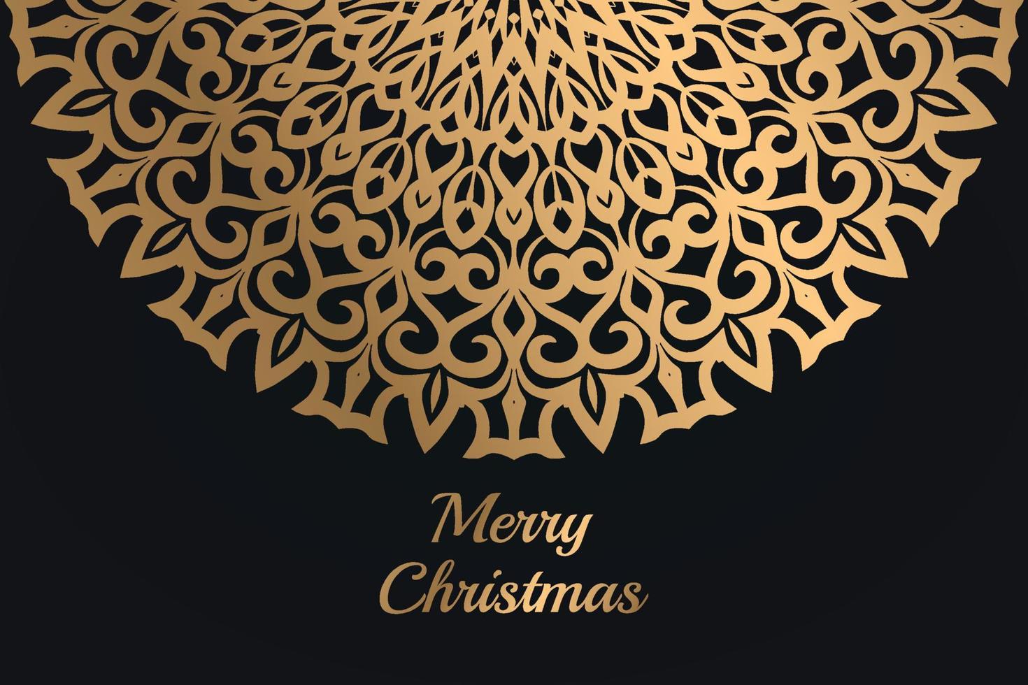 Christmas luxury mandala design background Pro vector