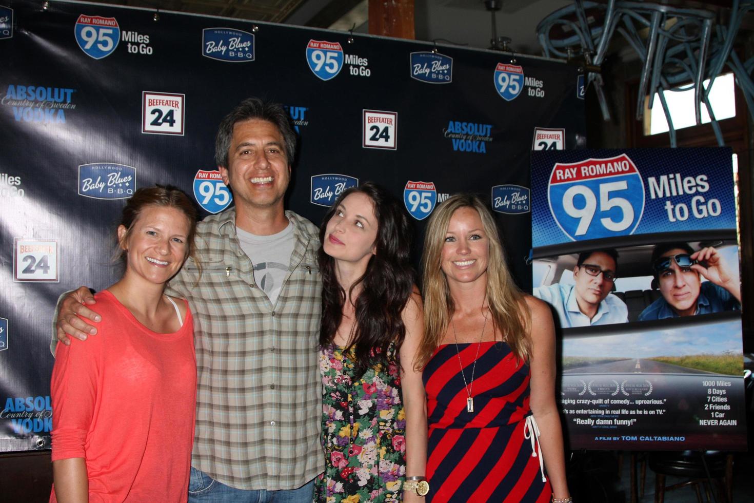 LOS ANGELES - MAY 31 - Ray Romano, guests celebrating the DVD release of 95 Miles to Go at Baby Blues BBQ Resturant on May 31, 2012 in Hollywood, CA photo