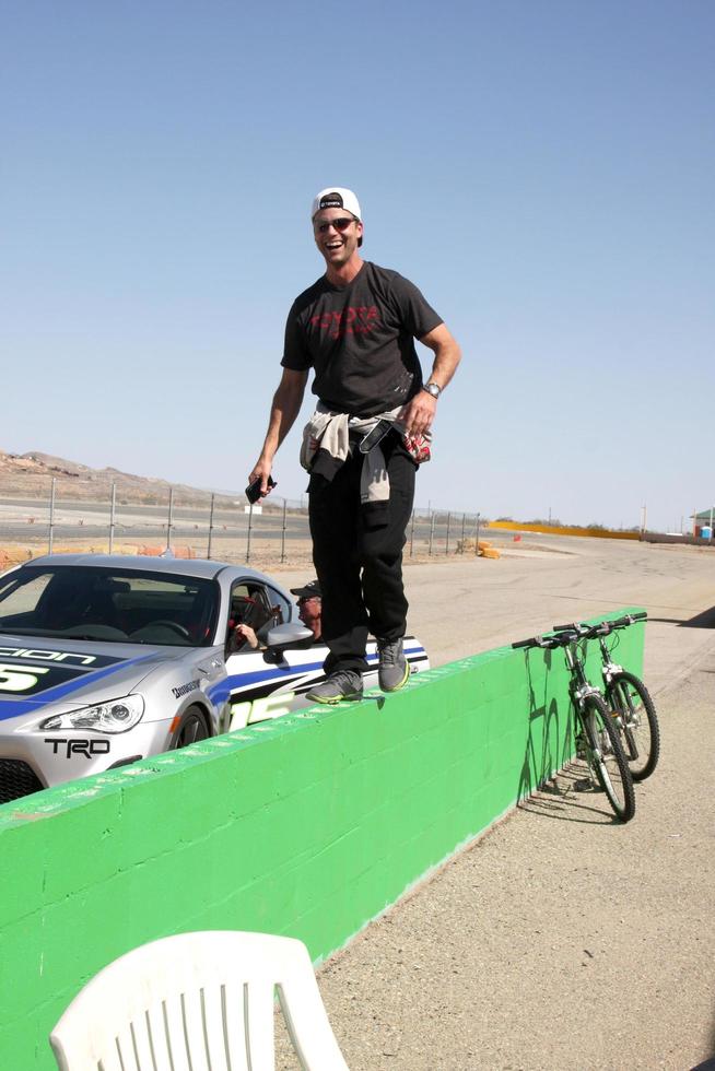 LOS ANGELES - MAR 15 - Colin Egglesfield at the Toyota Grand Prix of Long Beach Pro-Celebrity Race Training at Willow Springs International Speedway on March 15, 2014 in Rosamond, CA photo