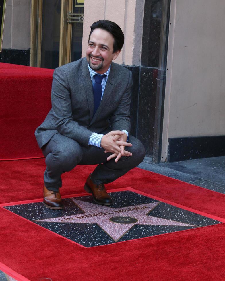 LOS ANGELES - NOV 30  Lin-Manuel Miranda at the Lin-Manuel Miranda Star Ceremony on the Hollywood Walk of Fame on November 30, 2018 in Los Angeles, CA photo