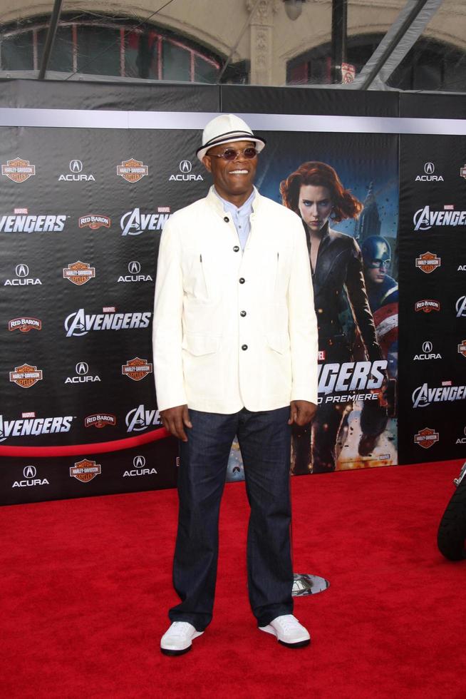 LOS ANGELES - APR 11 - Samuel L. Jackson arrives at The Avengers Premiere at El Capitan Theater on April 11, 2012 in Los Angeles, CA photo