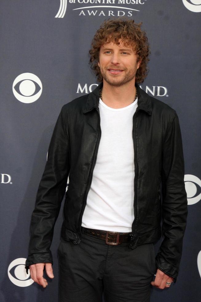 LAS VEGAS - APR 3 - Dierks Bentley arriving at the Academy of Country Music Awards 2011 at MGM Grand Garden Arena on April 3, 2010 in Las Vegas, NV photo
