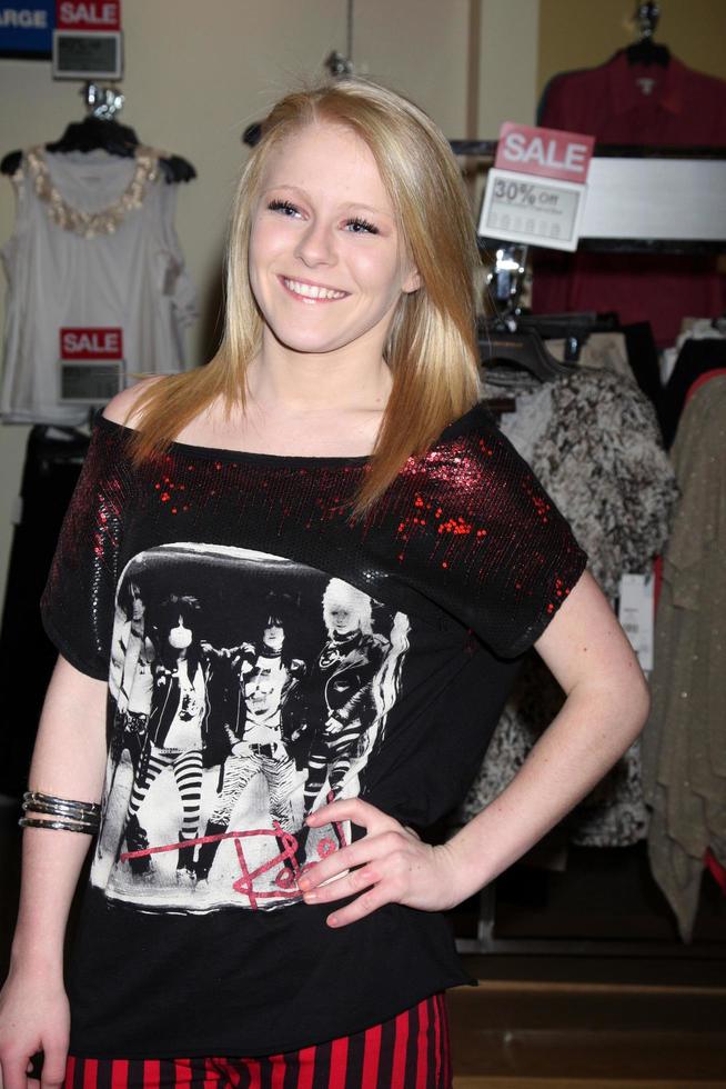 LOS ANGELES - MAY 16 - Hollie Cavanagh arrives at the American Idol s Authentic Icon Collection For Kohl s Fan Event at Kohl s on May 16, 2012 in Alhambra, CA photo