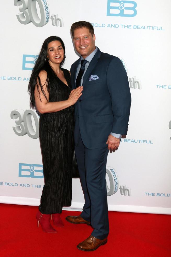 LOS ANGELES - MAR 18 - wife, Sean Kanan at the The Bold and The Beautiful 30th Anniversary Party at Clifton s Downtown on March 18, 2017 in Los Angeles, CA photo