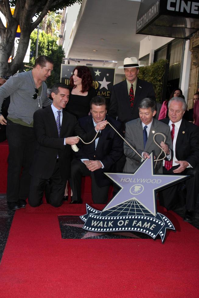 LOS ANGELES - FEB 14 - Alec Baldwin at the Walk of Fame Star Ceremony for Alec Baldwin at Beso Resturant on February 14, 2011 in Los Angeles, CA photo