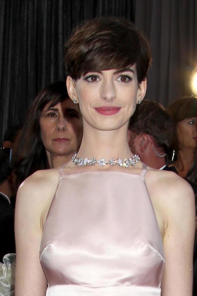 LOS ANGELES - FEB 24 - Anne Hathaway arrives at the 85th Academy Awards presenting the Oscars at the Dolby Theater on February 24, 2013 in Los Angeles, CA photo