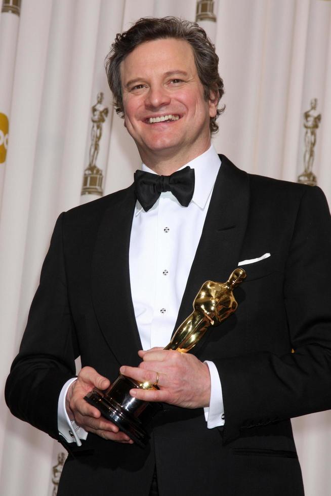 LOS ANGELES - 27 - Colin Firth in the Press Room at the 83rd Academy Awards at Kodak Theater, Hollywood and Highland on February 27, 2011 in Los Angeles, CA photo