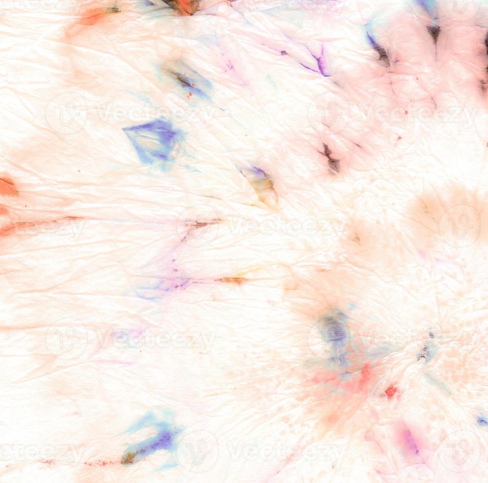 Yellow Psychedelic Kaleidoscope. Die Style Print. photo