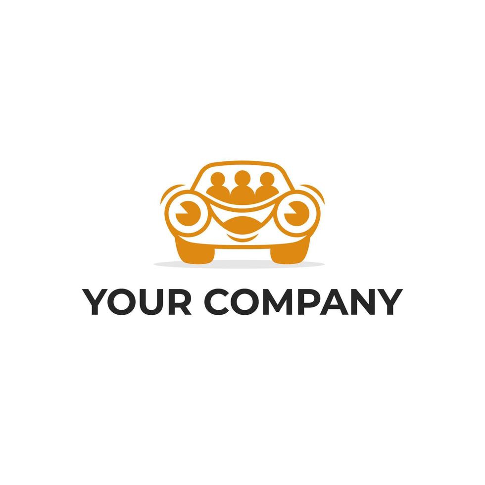 Cute cartoon car logo 13236048 Vector Art at Vecteezy