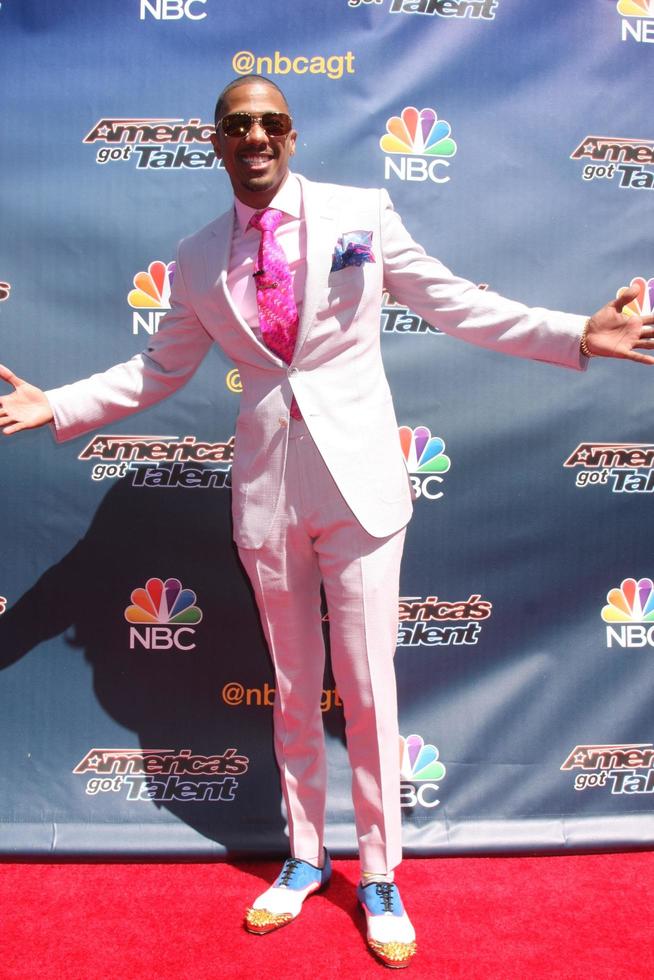 LOS ANGELES - FEB 8 - Nick Cannon at the America s Got Talent Photocall at the Dolby Theater on April 8, 2015 in Los Angeles, CA photo