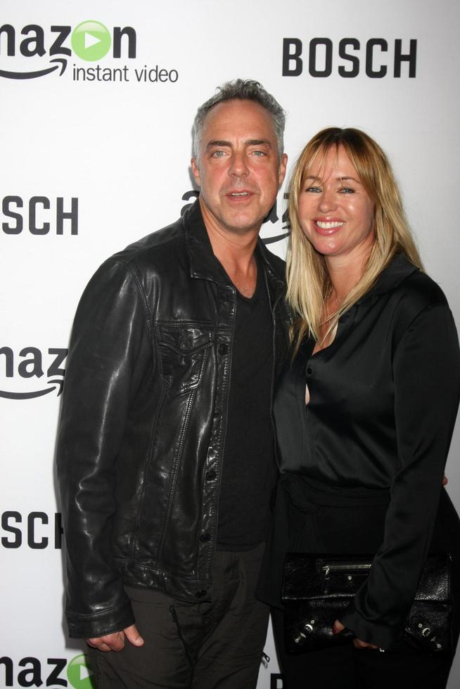 LOS ANGELES - FEB 3 - Titus Welliver, Jose Welliver at the Bosch Amazon Red Carpet Premiere Screening at a ArcLight Hollywood Theaters on February 3, 2015 in Los Angeles, CA photo