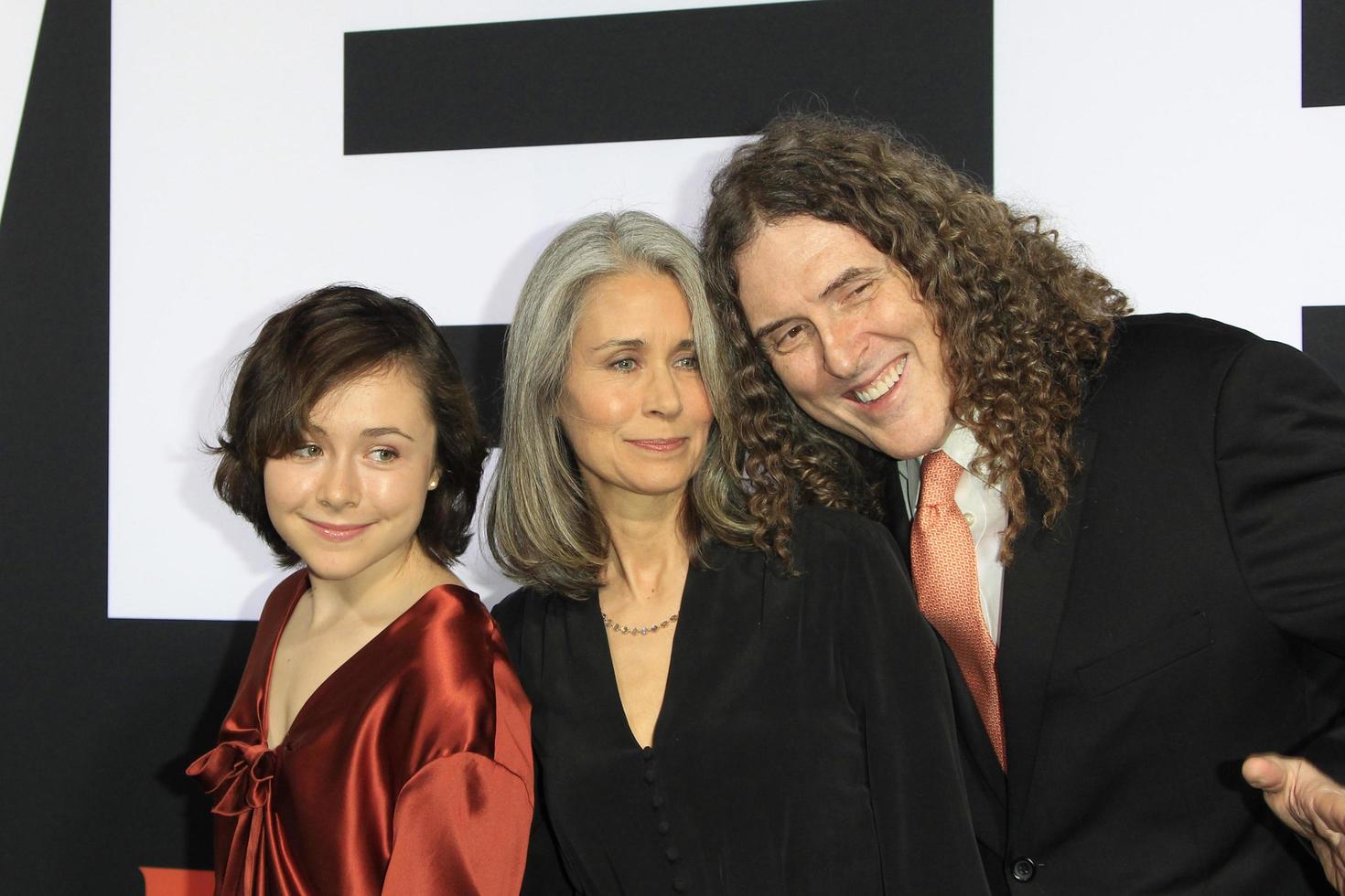 LOS ANGELES - OCT 17 - Nina Yankovic, Suzanne Krajewski, Weird Al Yankovic at the Halloween Premiere at the TCL Chinese Theater IMAX on October 17, 2018 in Los Angeles, CA photo