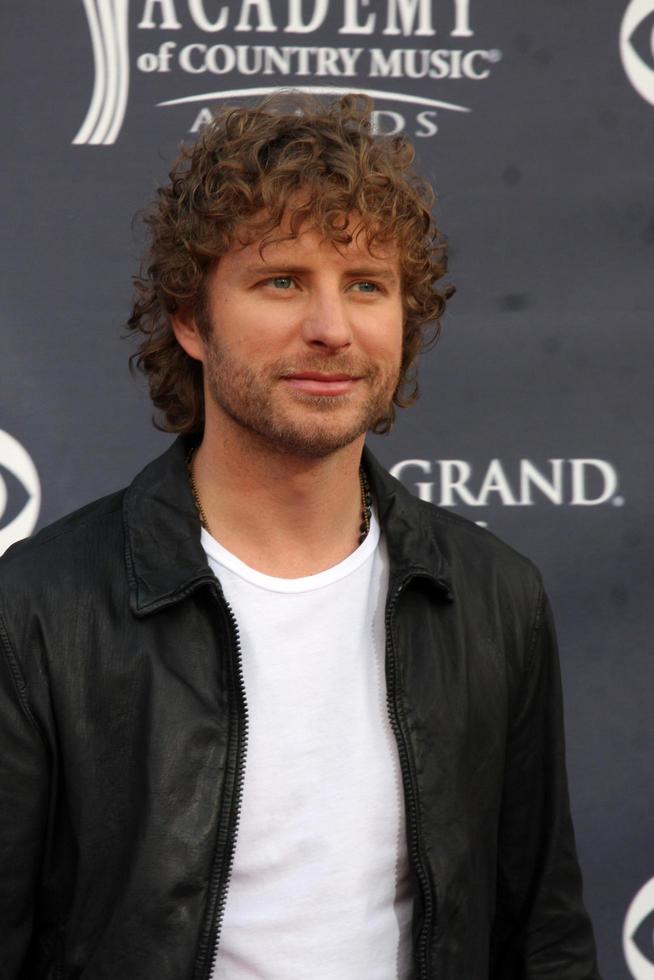 LAS VEGAS - APR 3 - Dierks Bentley arriving at the Academy of Country Music Awards 2011 at MGM Grand Garden Arena on April 3, 2010 in Las Vegas, NV photo