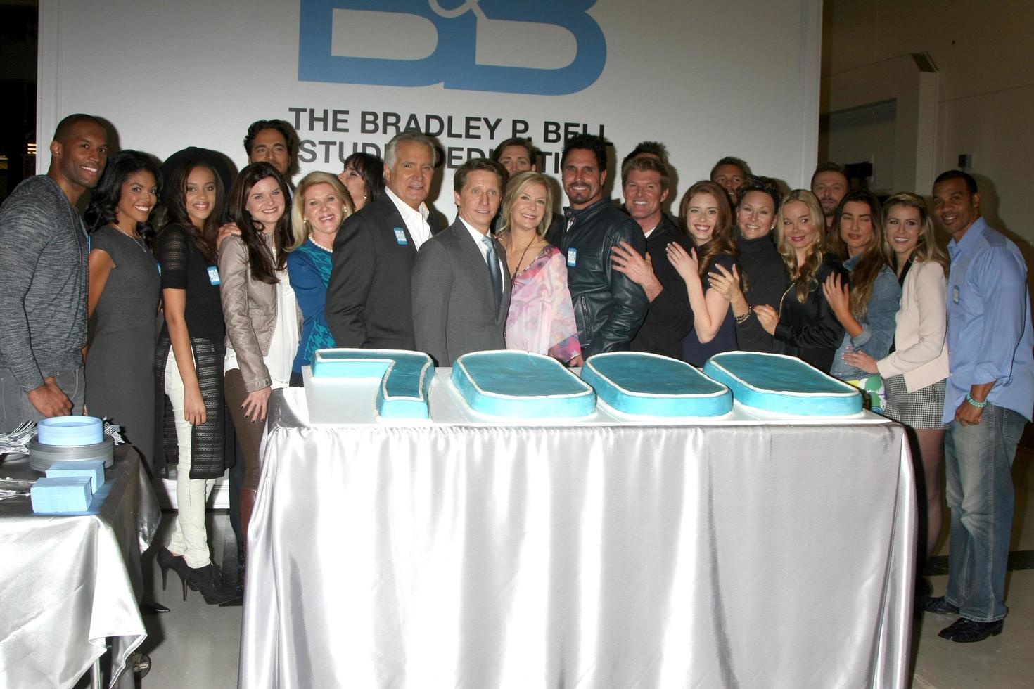 LOS ANGELES - JAN 14 - Bold and Beautiful Cast, Bradley P. Bell as the Bold and Beautiful Celebrates 7000th Show at a CBS Television City on January 14, 2015 in Los Angeles, CA photo