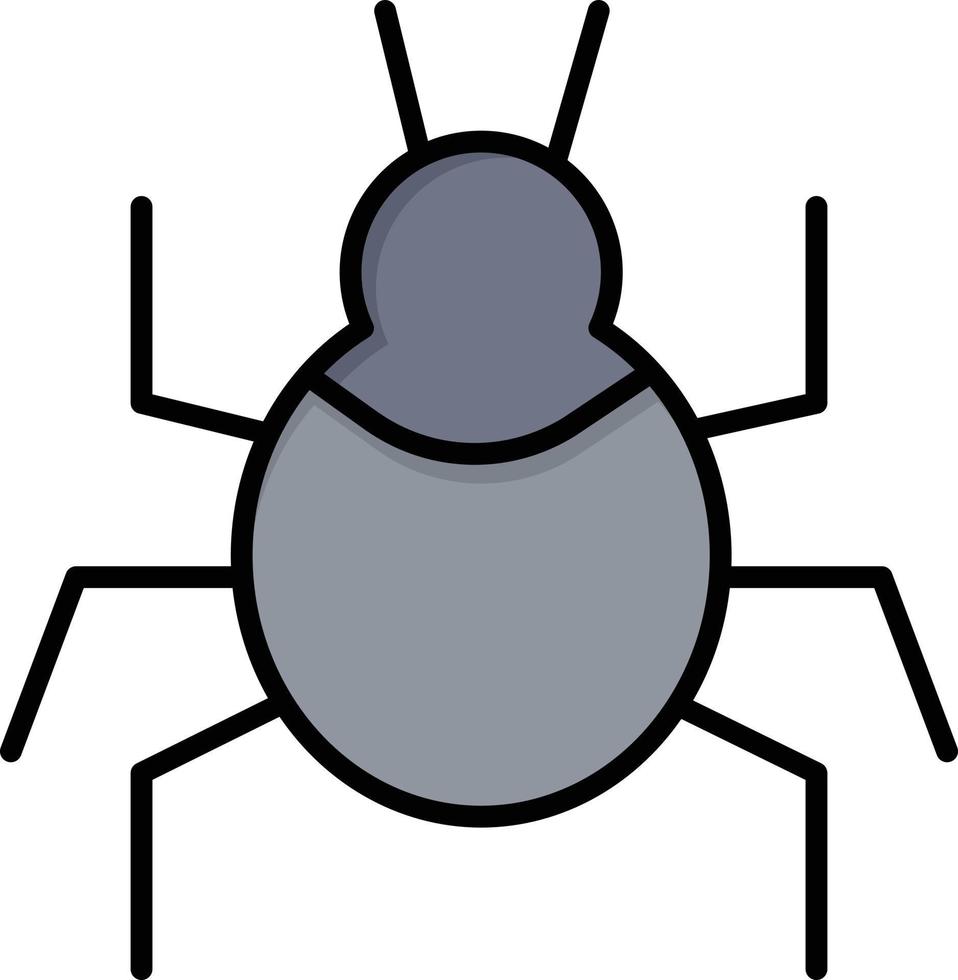 error naturaleza virus indio color plano icono vector icono banner plantilla