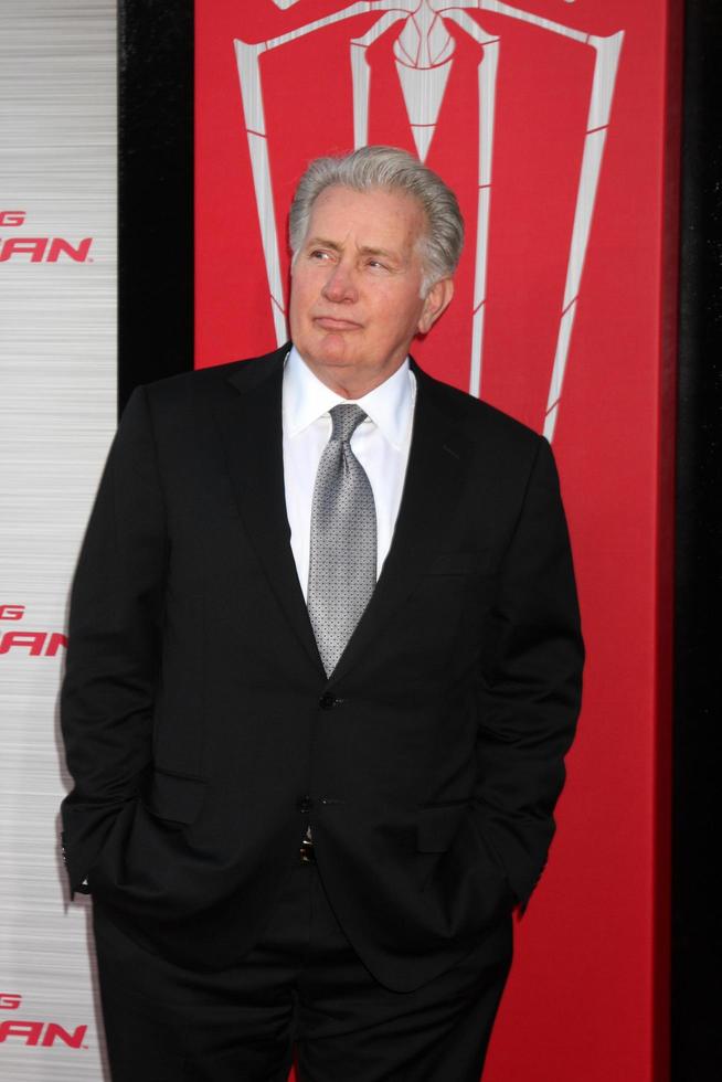 LOS ANGELES - JUN 28 - Martin Sheen arrives at the The Amazing Spider-Man Premiere at Village Theater on June 28, 2012 in Westwood, CA photo