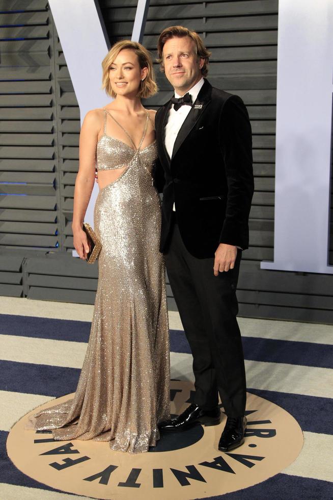LOS ANGELES - MAR 4 - Olivia Wilde, Jason Sudeikis at the 24th Vanity Fair Oscar After-Party at the Wallis Annenberg Center for the Performing Arts on March 4, 2018 in Beverly Hills, CA photo