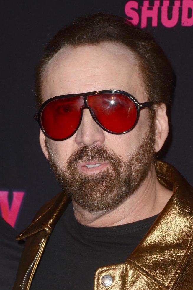 los angeles - 11 de septiembre - nicolas cage en la proyección especial de mandy los angeles en el teatro egipcio el 11 de septiembre de 2018 en los angeles, ca foto