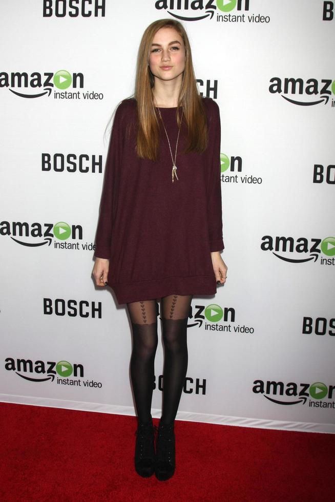 LOS ANGELES - FEB 3 - Madison Lintz at the Bosch Amazon Red Carpet Premiere Screening at a ArcLight Hollywood Theaters on February 3, 2015 in Los Angeles, CA photo