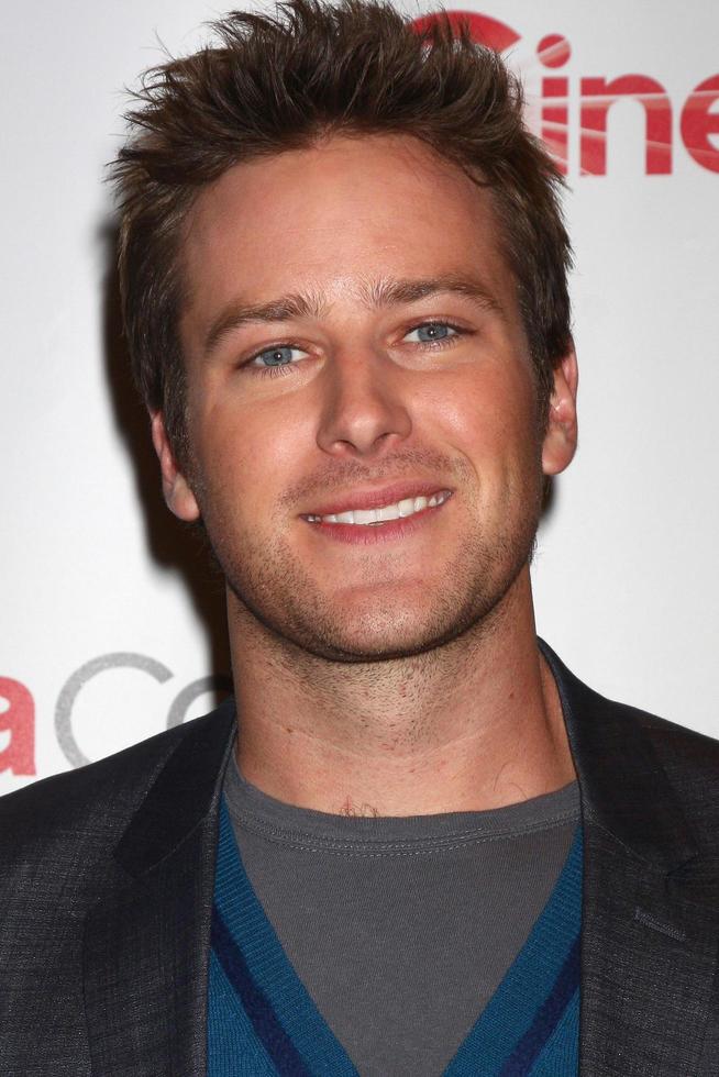LAS VEGAS - APR 17 - Armie Hammer - actor, The Lone Ranger on the press ine for Disney s Cinemacon Presentation at the Caesars Palace on April 17, 2013 in Las Vegas, NV photo