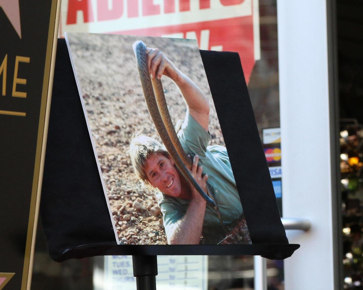 LOS ANGELES - APR 26 - Photo of Steve Irwin at the Steve Irwin Star Ceremony on the Hollywood Walk of Fame on April 26, 2018 in Los Angeles, CA