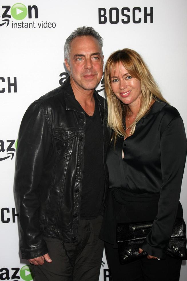 LOS ANGELES - FEB 3 - Titus Welliver, Jose Welliver at the Bosch Amazon Red Carpet Premiere Screening at a ArcLight Hollywood Theaters on February 3, 2015 in Los Angeles, CA photo