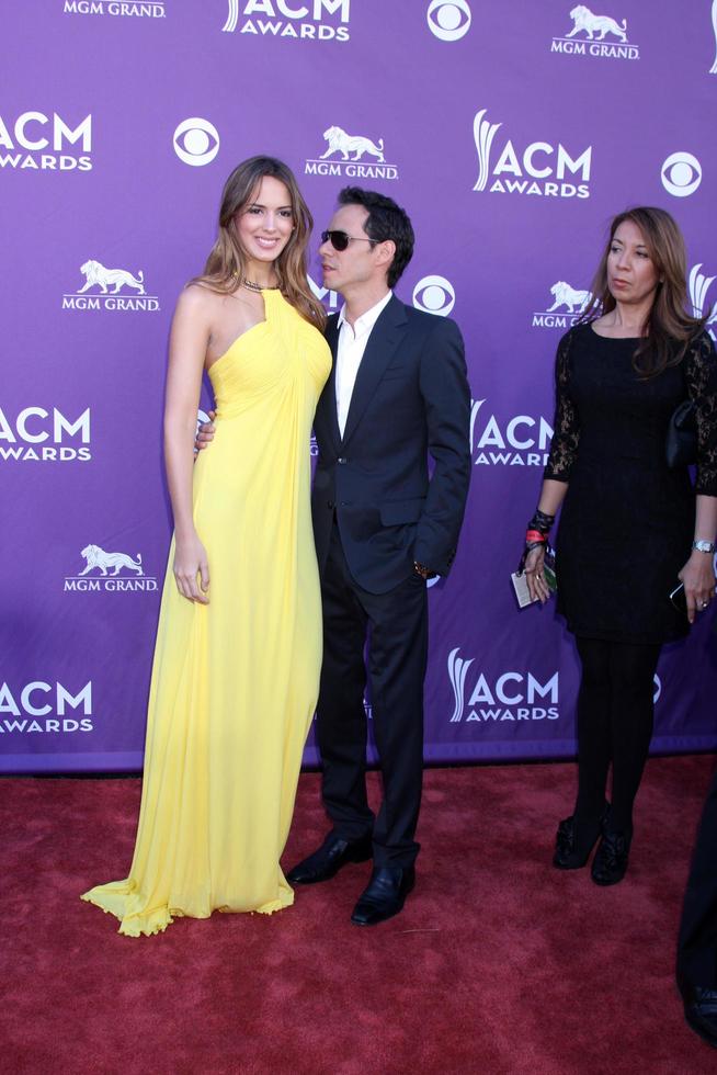 LAS VEGAS - APR 1 - Shannon de Lima Marc Anthony arrives at the 2012 Academy of Country Music Awards at MGM Grand Garden Arena on April 1, 2010 in Las Vegas, NV photo