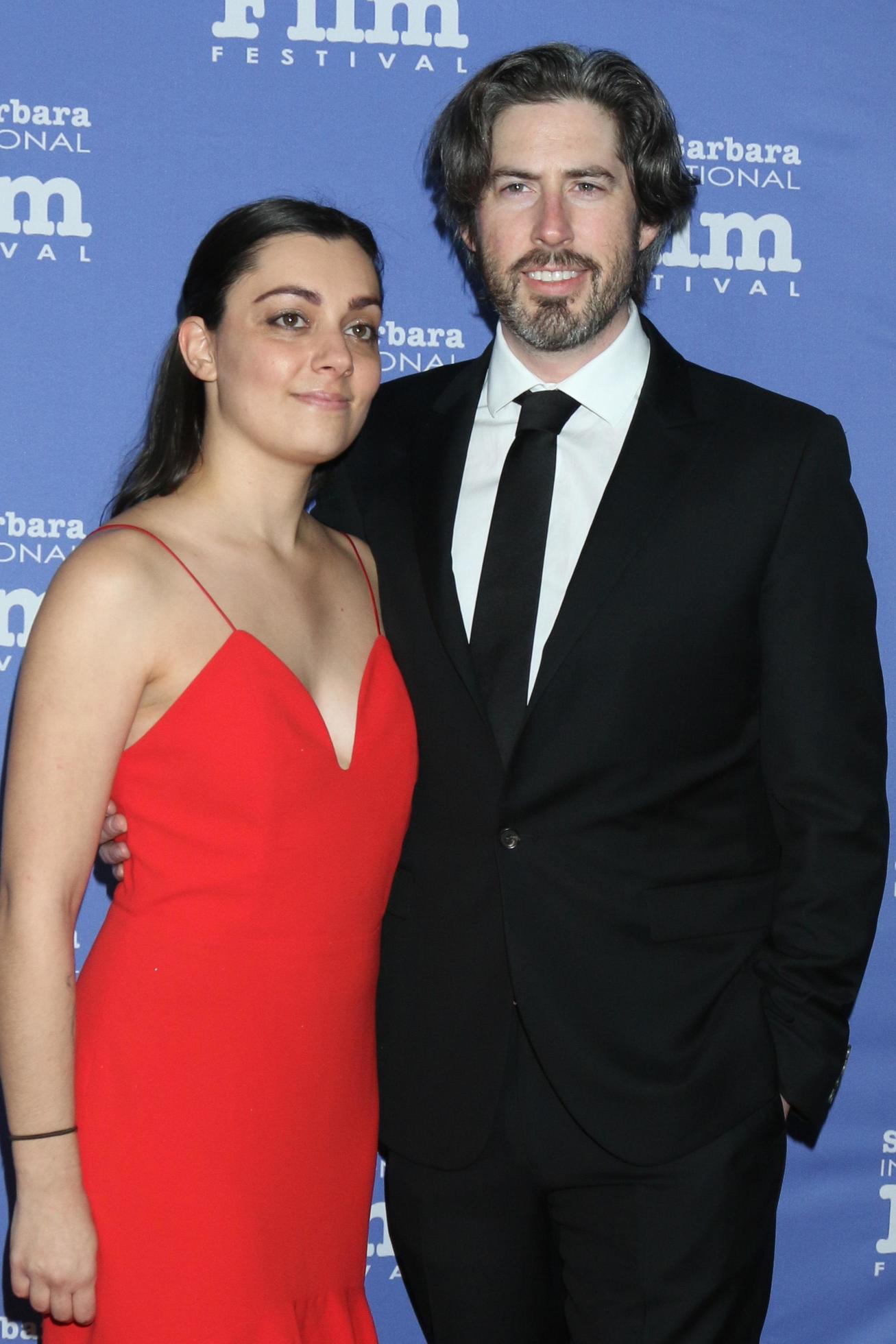 LOS ANGELES - NOV 19 Liana Maeby, Jason Reitman at the SBIFF Kirk