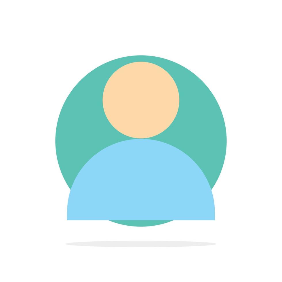 Contacts Mane Twitter Abstract Circle Background Flat color Icon vector