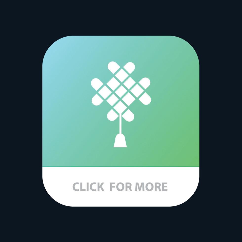 Chinese knot China Chinese Decoration Mobile App Icon Design vector