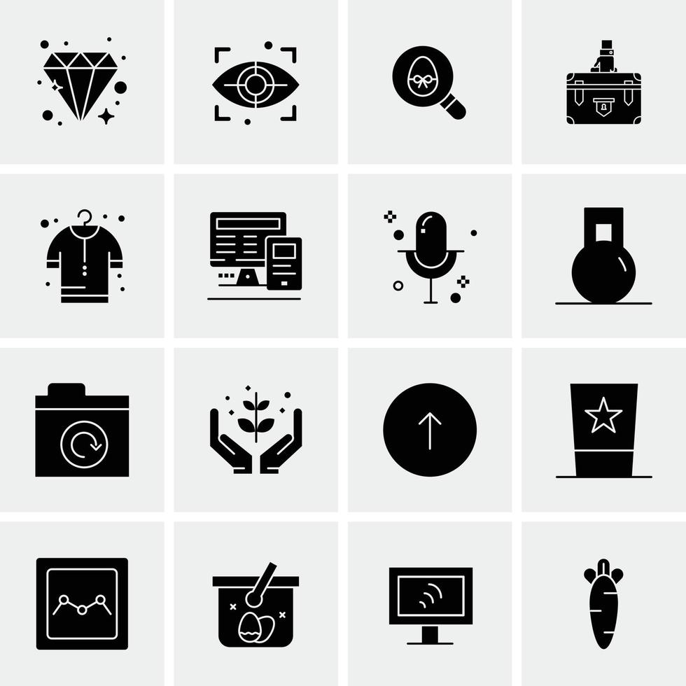 16 Business Universal Icons Vector Creative Icon Illustration to use in web and Mobile Related proje