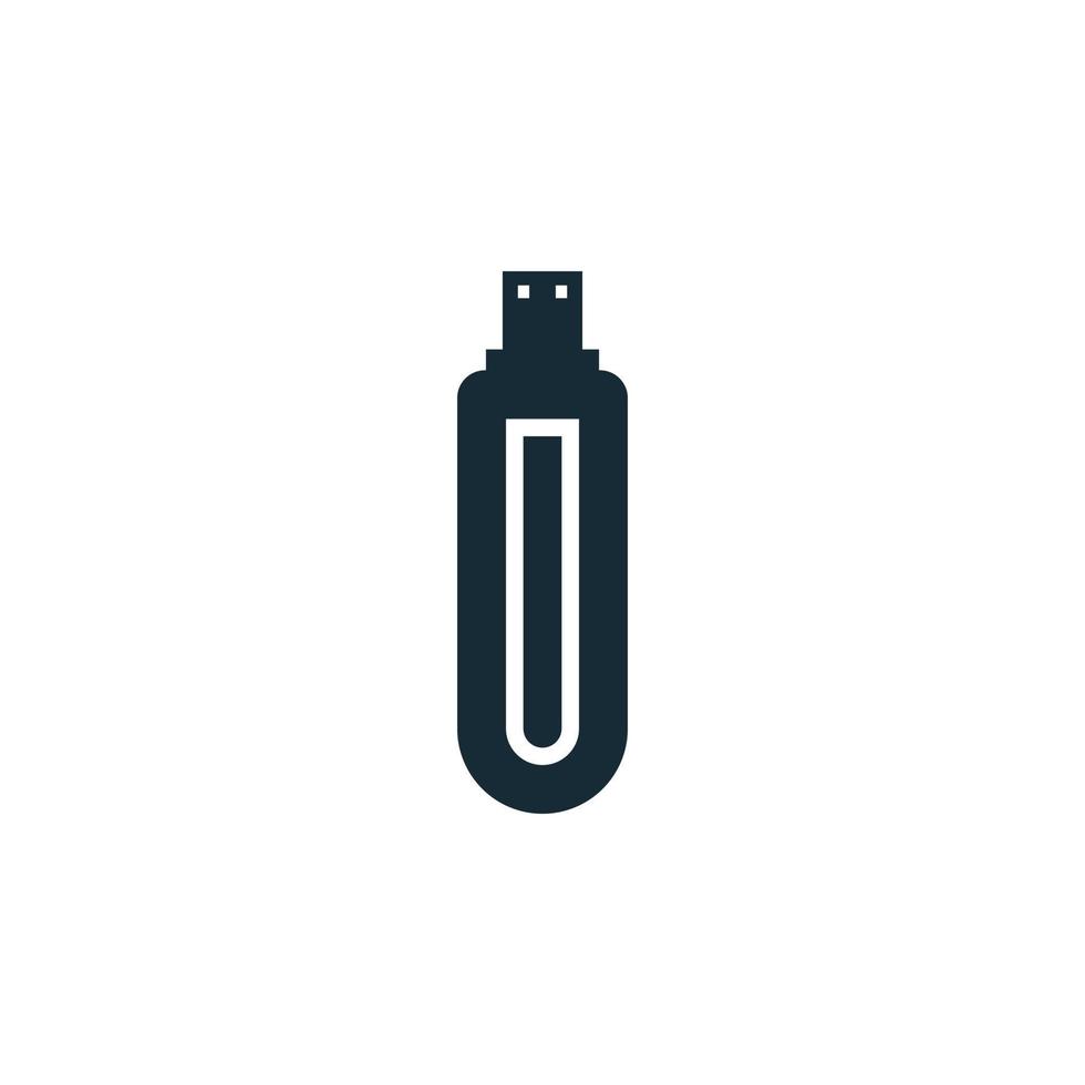 Flash Drive Icon Design Template Elements vector