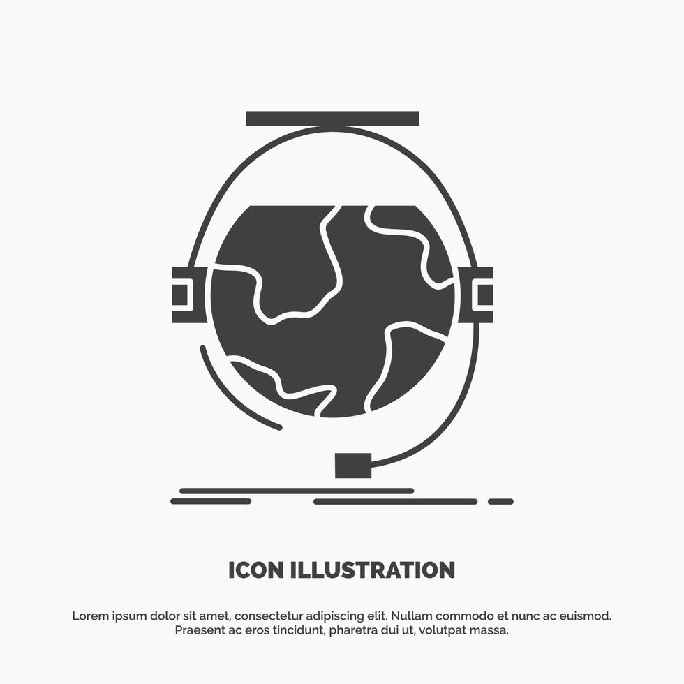 consulta. educación. en línea. y aprendizaje. icono de soporte símbolo gris vectorial de glifo para ui y ux. sitio web o aplicación móvil vector