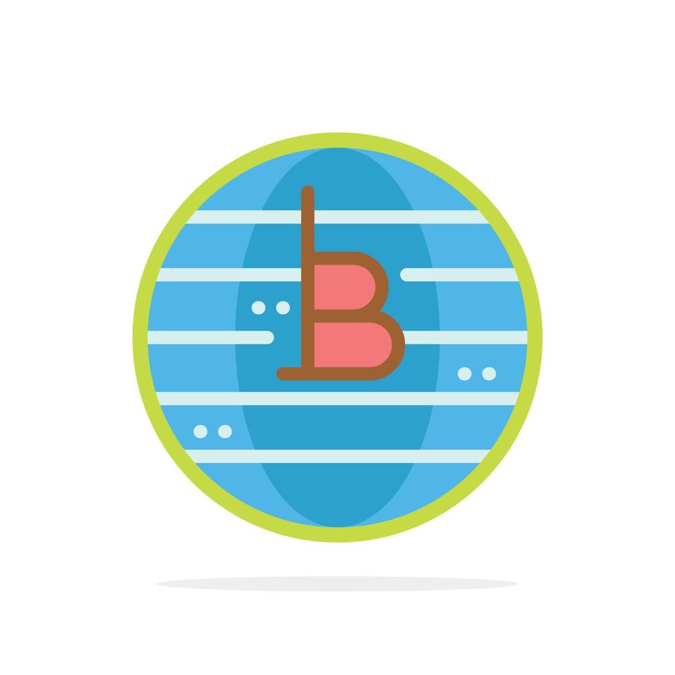 Future Money Bitcoin Block chain Crypto currency Decentralized Abstract Circle Background Flat color vector