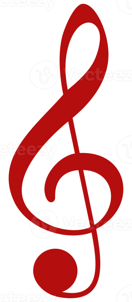 Music Notation Illustration for Icon, Symbol, Art Illustration, Apps, Website, Logo or Graphic Design Element. Format PNG