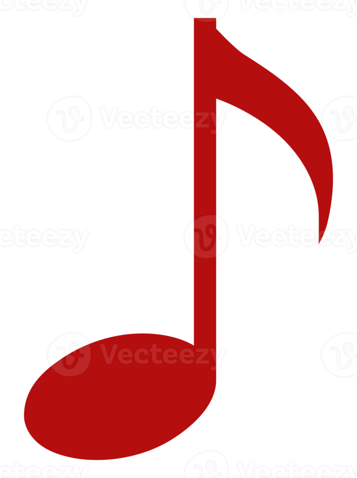 illustration de notation musicale pour l'icône, le symbole, l'illustration d'art, les applications, le site Web, le logo ou l'élément de conception graphique. formatpng png