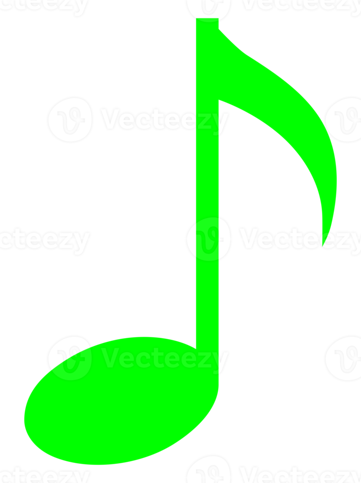 Music Notation Illustration for Icon, Symbol, Art Illustration, Apps, Website, Logo or Graphic Design Element. Format PNG