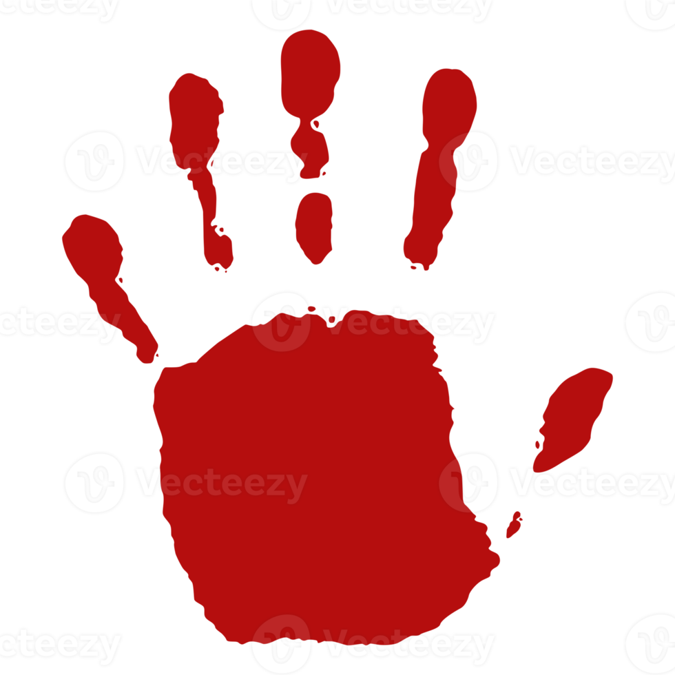 Handprint Silhouette Illustration. Hand Palm Silhouette for Logo, Pictogram Apps, Website, and or Graphic Design Element. Format PNG