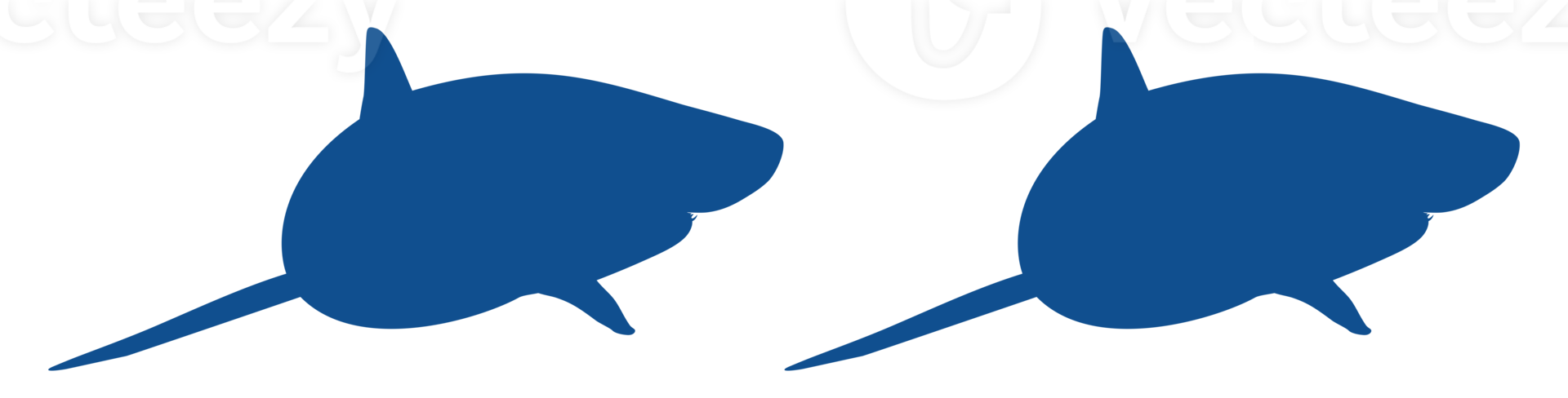 Shark Silhouette for Logo, Pictogram, Website, Art Illustration, Infographic, or Graphic Design Element. Format PNG